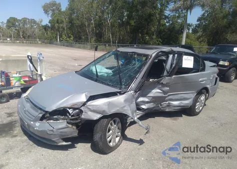 2002 Honda Civic Ex from USA, damaged, VIN 1HGES26822L060535